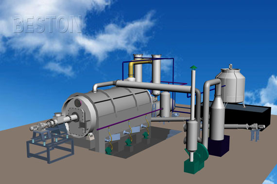 plastic-recycling pyrolysis machines