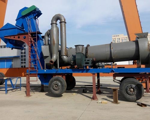 mobile asphalt mix plant 