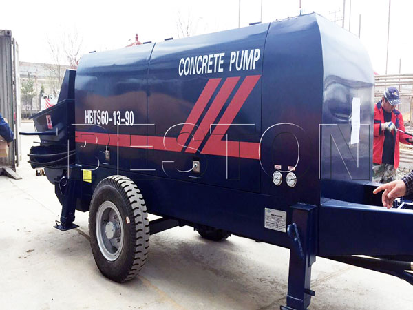 electric engine concrete pump