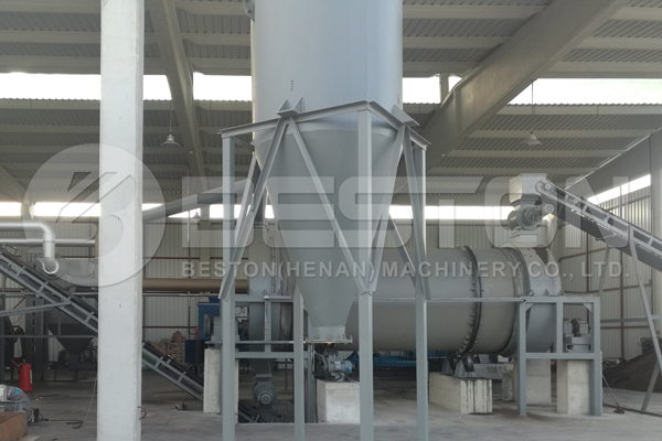 Beston Charcoal Making Machine Installed in Turkey