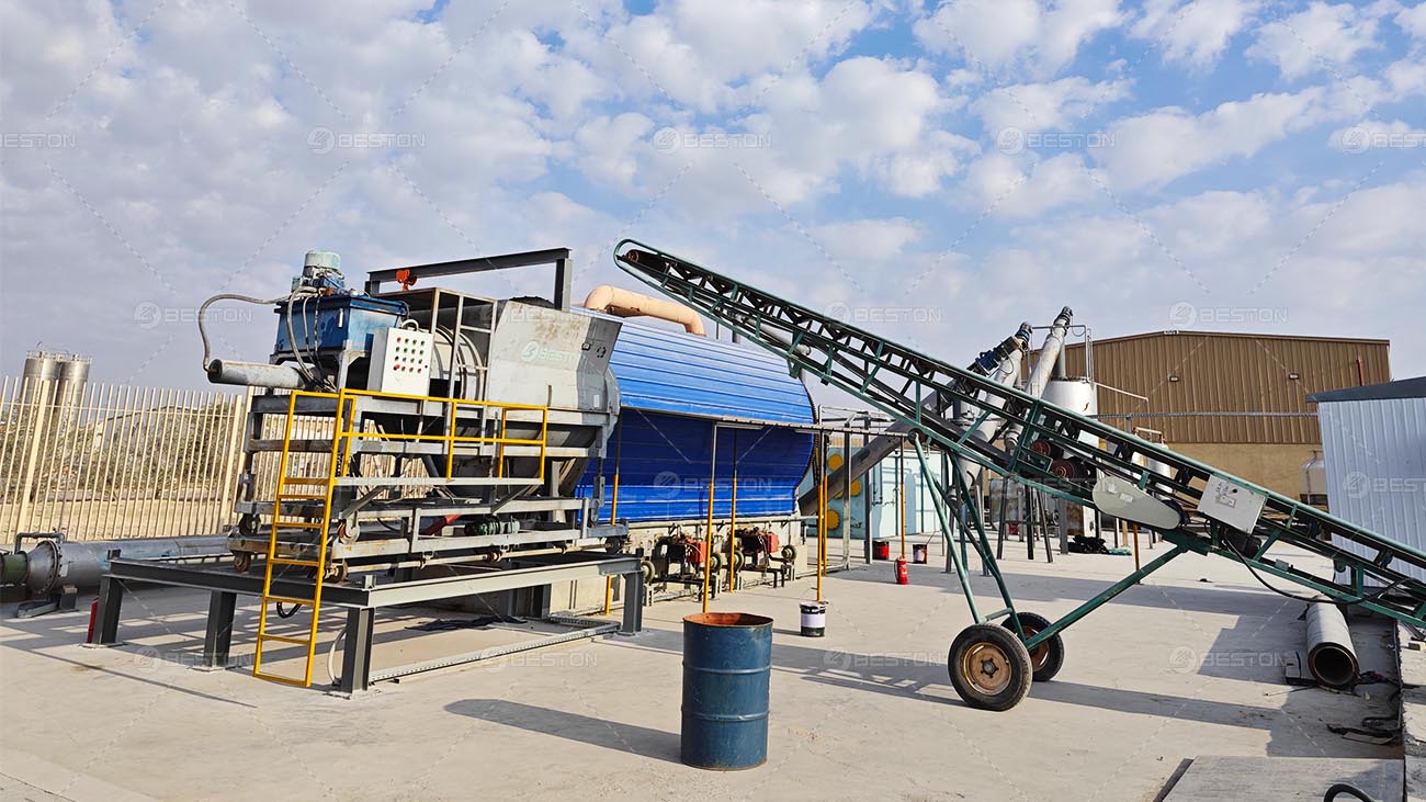 Commissioning of Beston BLJ-16 Tyre Pyrolysis Plant